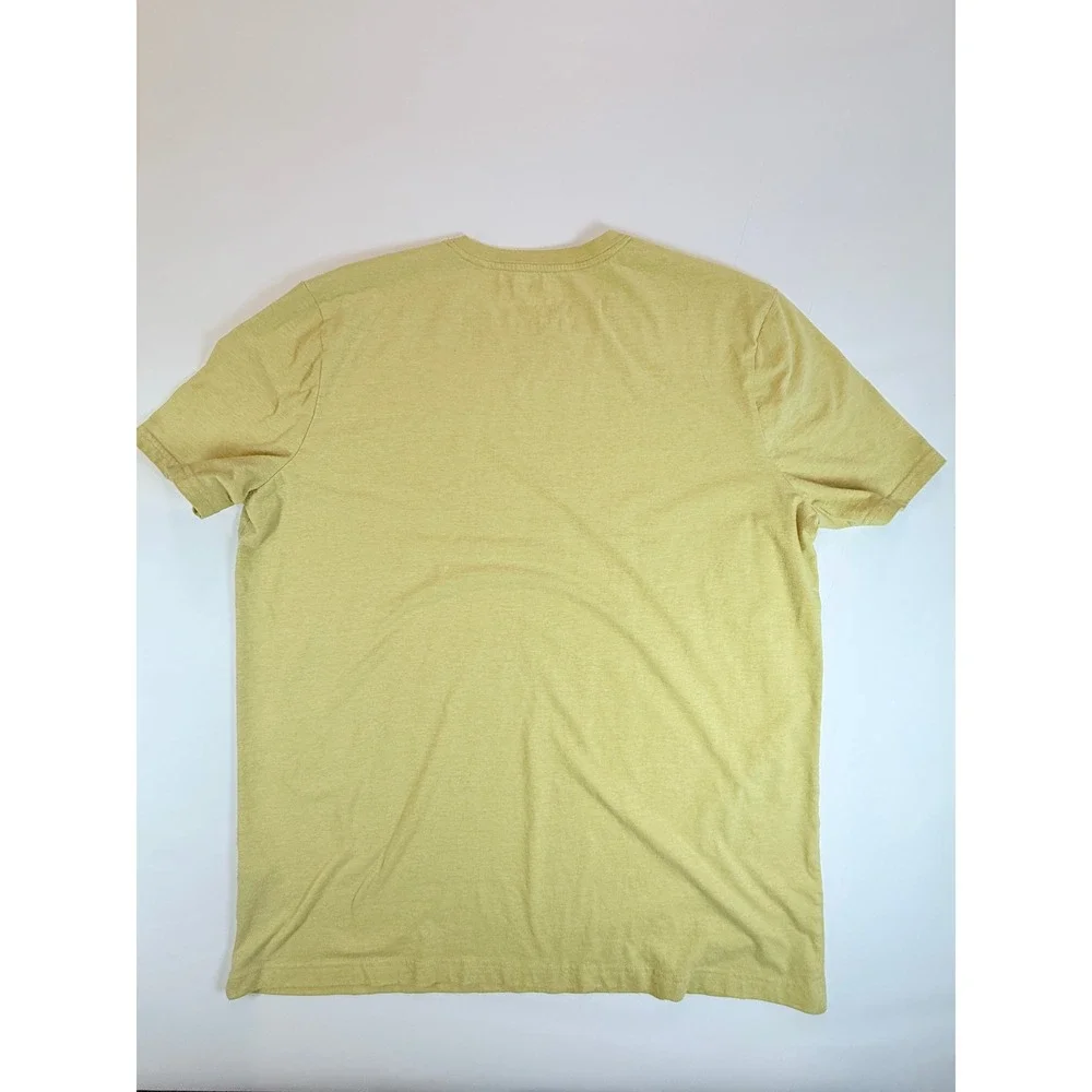 Banana Republic T-Shirt Mens XXL Gold Safari Car Graphic Eco Tee Tall 762126-00